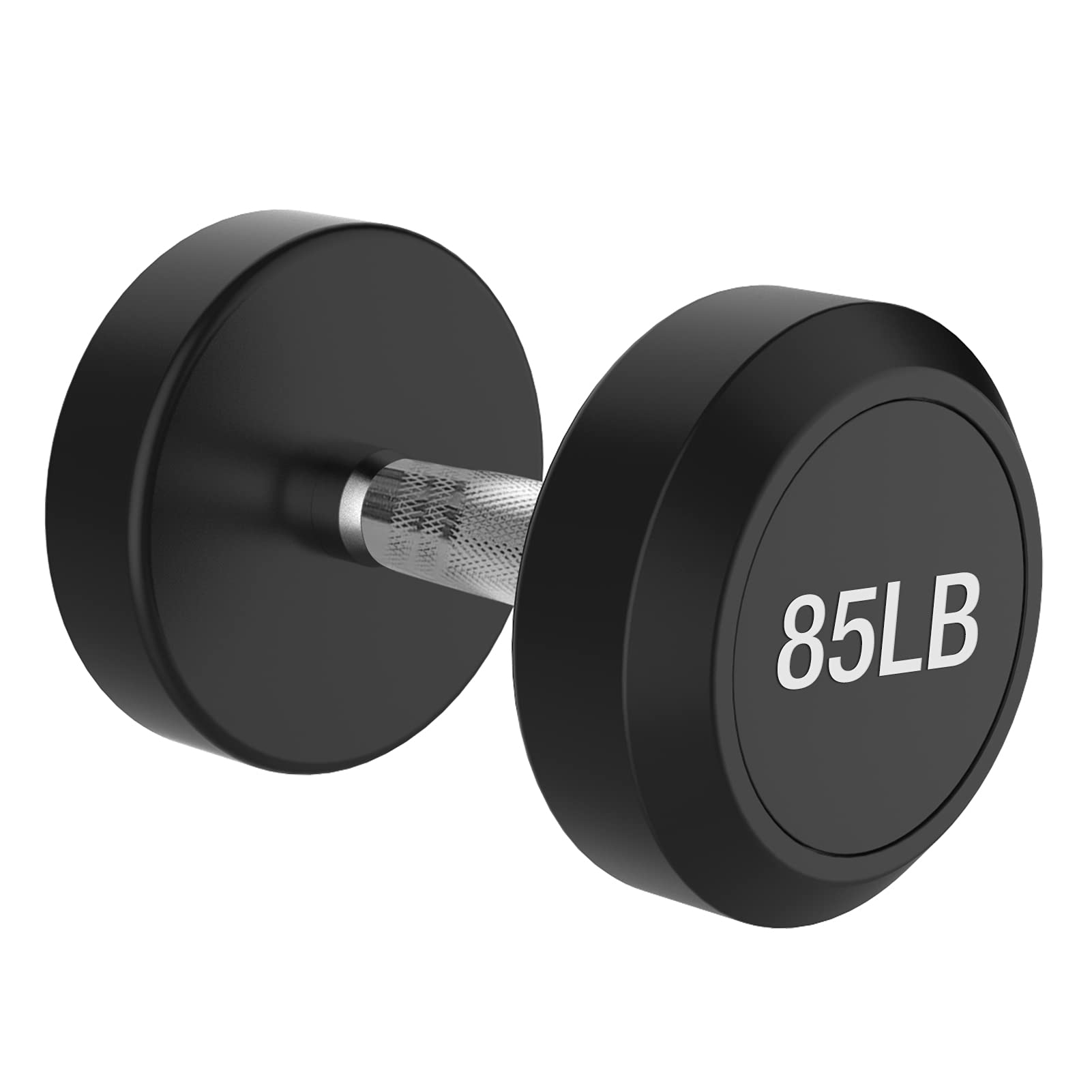 Balelinko Rubber Coated Dumbbells Set - 10-45lb Round Free Weights with Metal Handle for Home Gym, Strength Training & Workout - Perfect for CrossFit, HIIT, Bodybuilding & Home Fitness Routines