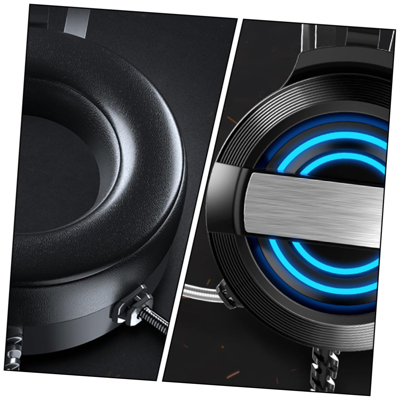 BESTonZON Professional Wired Gaming Headset with Noise Cancellation - Durable Over-Ear Headphones for PC, PS4, Xbox - Perfect for Competitive Gaming, Streaming & Online Meetings