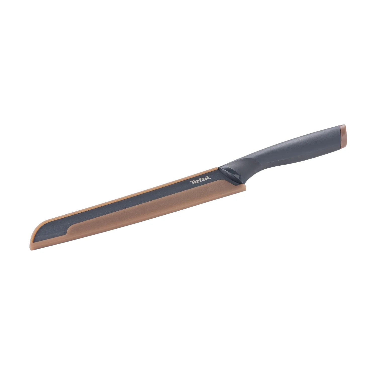 Tefal Fresh Kitchen 8-Inch Stainless Steel Bread Knife - Non-Stick Serrated Blade for Slicing Bread, Cakes & Pastries - Perfect for Home Baking & Professional Kitchens - Model K1221805