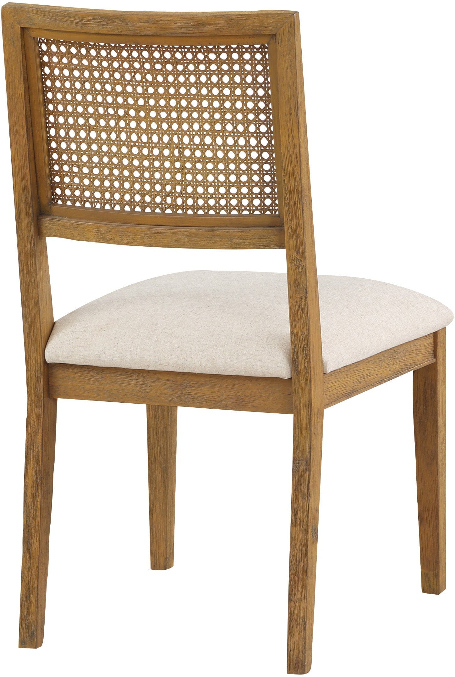 Office Star Alaina Cane Back Dining Chair Set of 2 - Modern Rattan Accent Chairs for Kitchen, Dining Room, or Breakfast Nook - Comfortable & Stylish Seating [ANADC2]