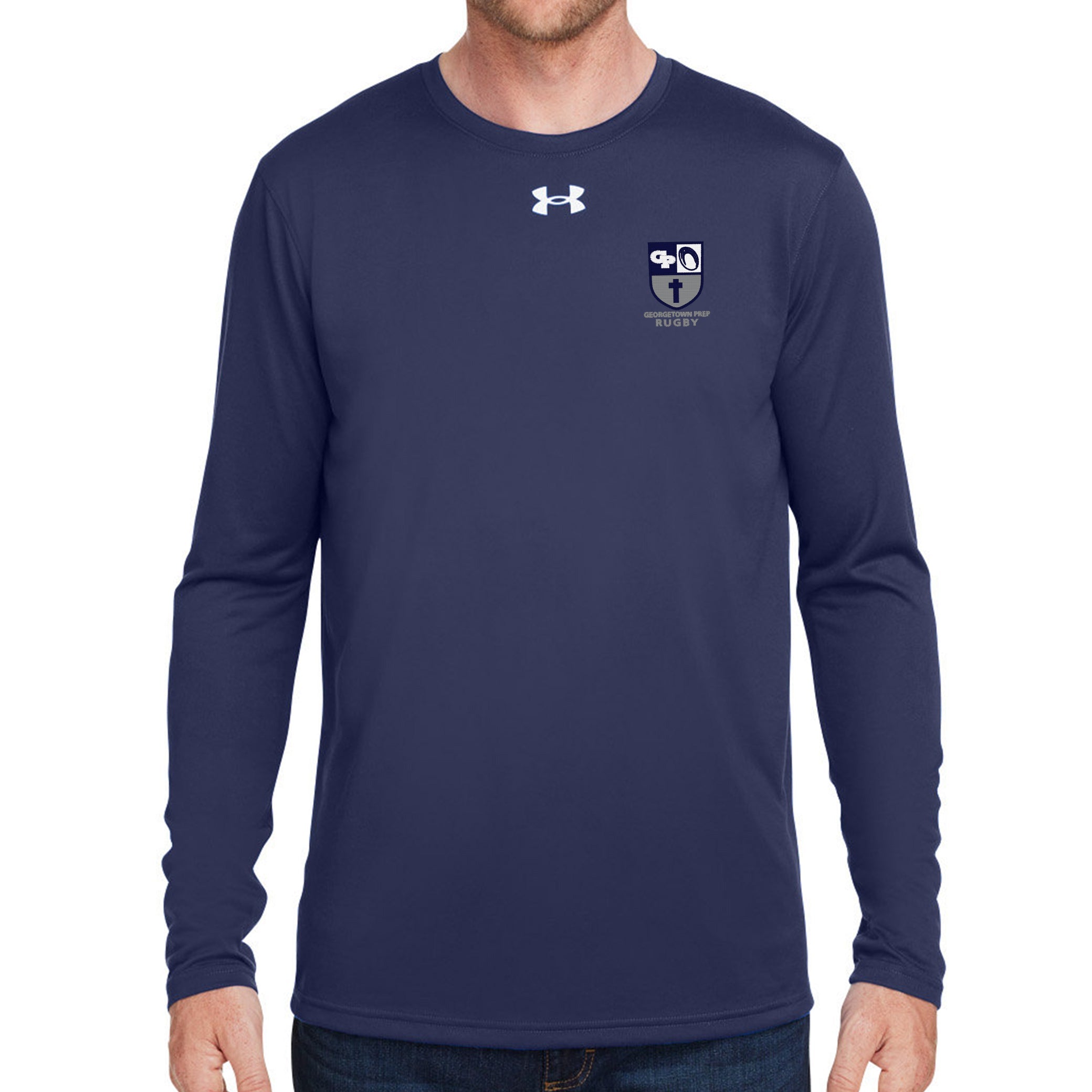 Georgetown Prep UA Team Tech Long Sleeve T-Shirt - Moisture-Wicking Performance Shirt for Training, Sports & Casual Wear