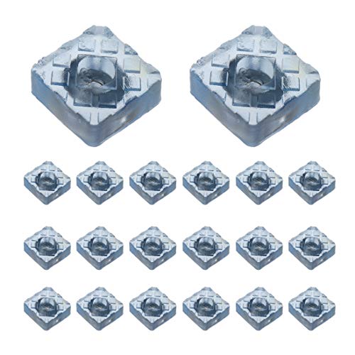 Square Clear 22mm X 22mm