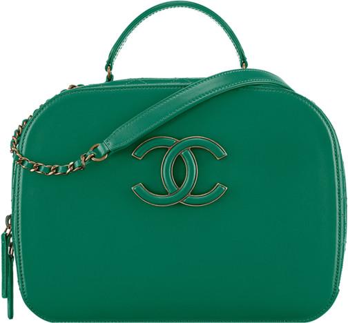 Chanel Small Vanity Case in Green | Luxury Crossbody Bag for Women | Perfect for Evening Events, Travel & Everyday Use