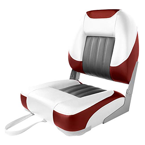 A-Low Back-White/Red, 1 Seat