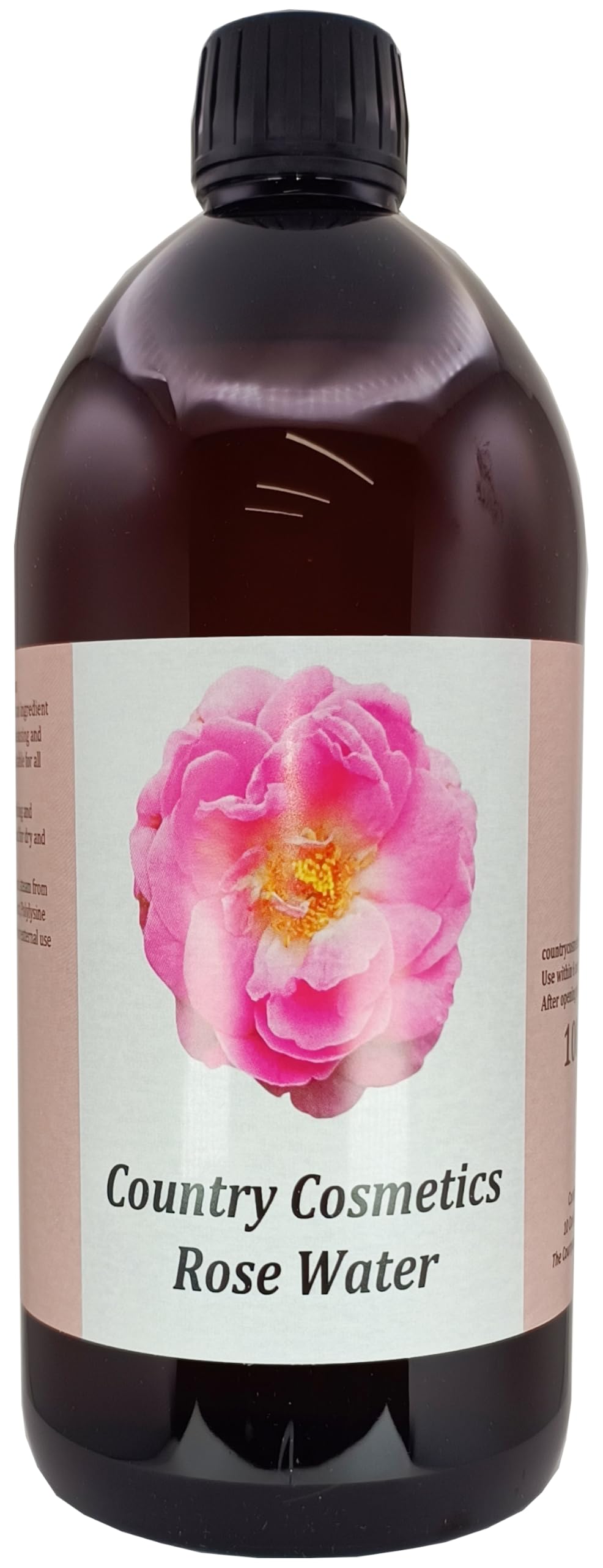 Pure Natural Rose Floral Water 1000ml - Hydrating Facial Mist for Skin Care, Aromatherapy & Hair Refreshment