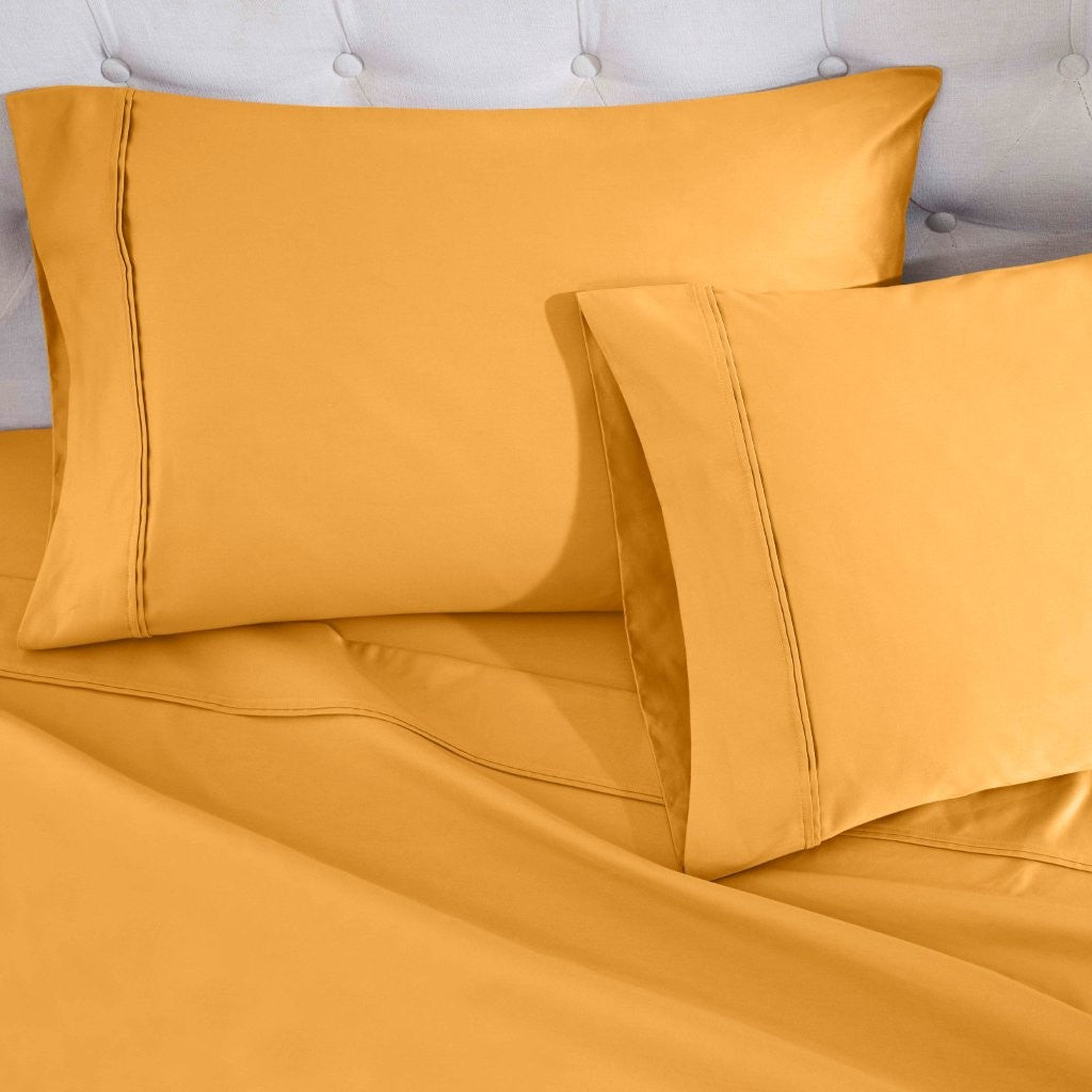 Luxury 1200 Thread Count Egyptian Cotton Deep Pocket Bed Sheet Set - Queen Size, Soft & Breathable for Ultimate Comfort - Perfect for Master Bedroom, Guest Room & Hotel Use
