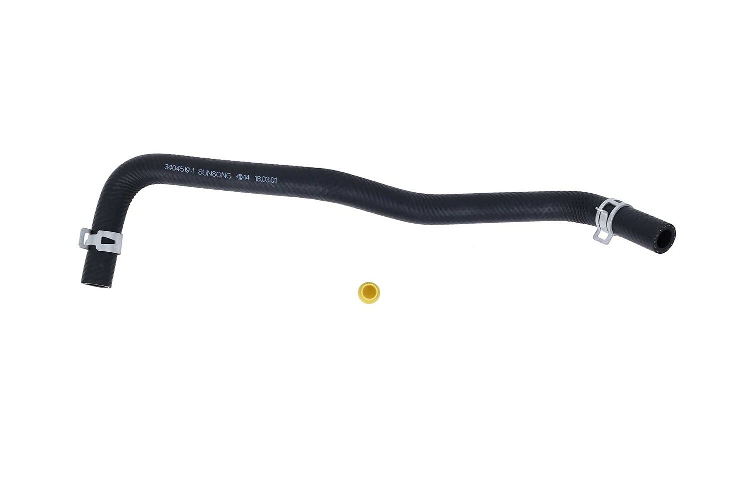 Sunsong 3404519 Power Steering Reservoir Hose - High-Quality Replacement for Smooth Steering Performance | Perfect for Chevy, GMC, Ford & Dodge Vehicles | DIY Car Repair & Maintenance