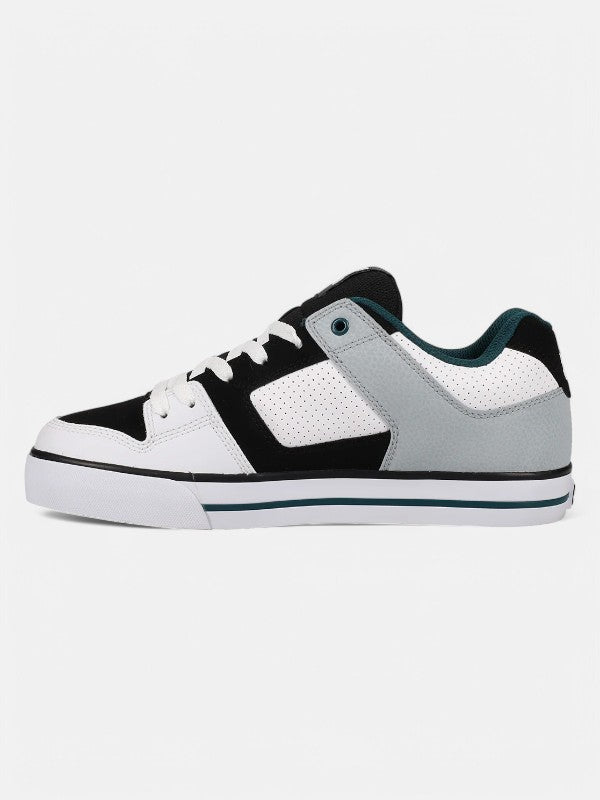 DC Pure Sneakers for Men & Women - White, Green & Black Color Options - Comfortable Casual Shoes for Skateboarding, Streetwear & Everyday Wear