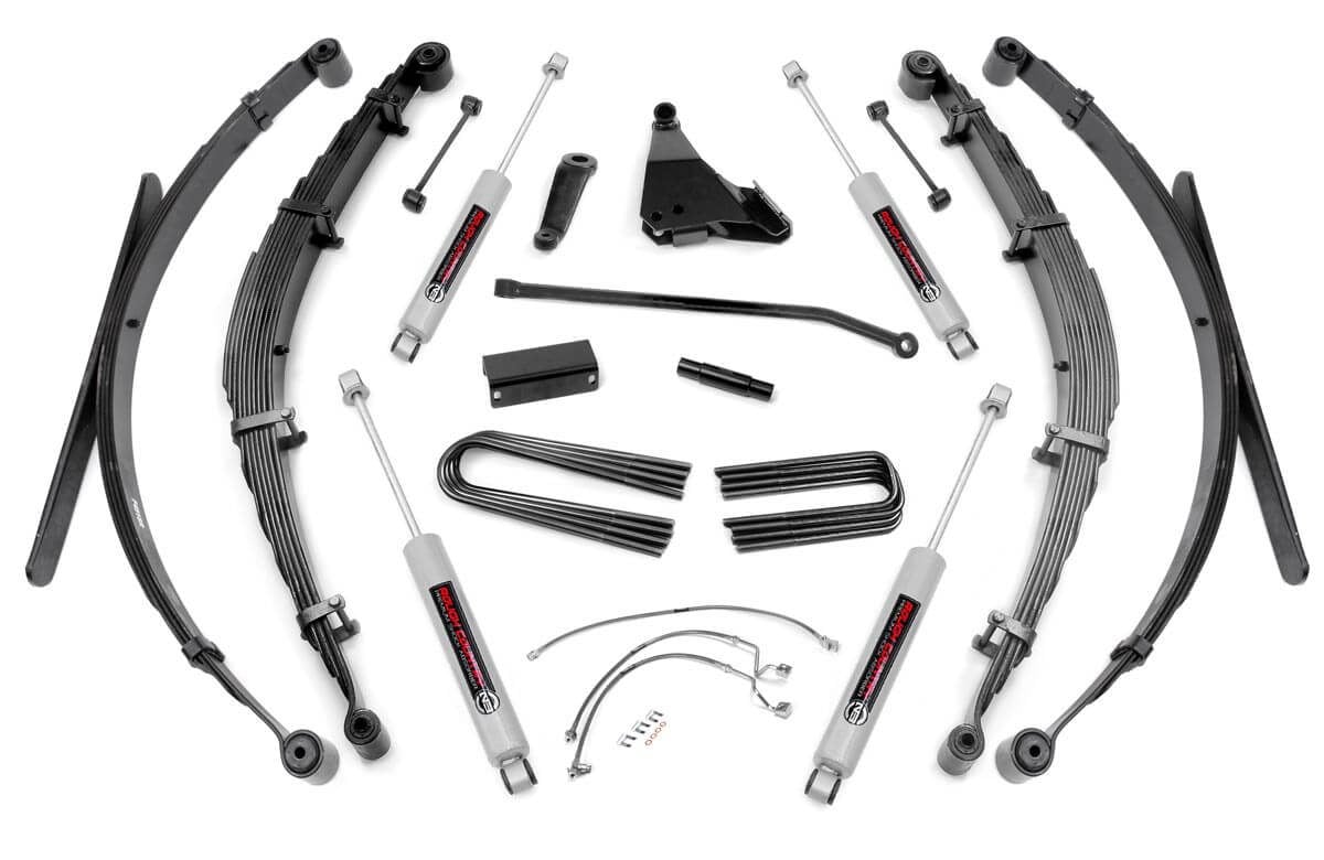 8 Inch Lift Kit for Ford F-250/F-350 Super Duty 4WD (1999-2004) - Heavy Duty Suspension Upgrade - Off-Road & Truck Customization Accessories - Perfect for Enhanced Ground Clearance & Rugged Terrain Performance