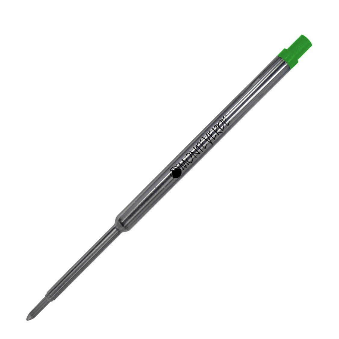 Monteverde Ballpoint Pen Refills for Waterman Pens - Medium Point, Green Ink, 50 Pack (W134GN) - Perfect for Office, School & Everyday Writing