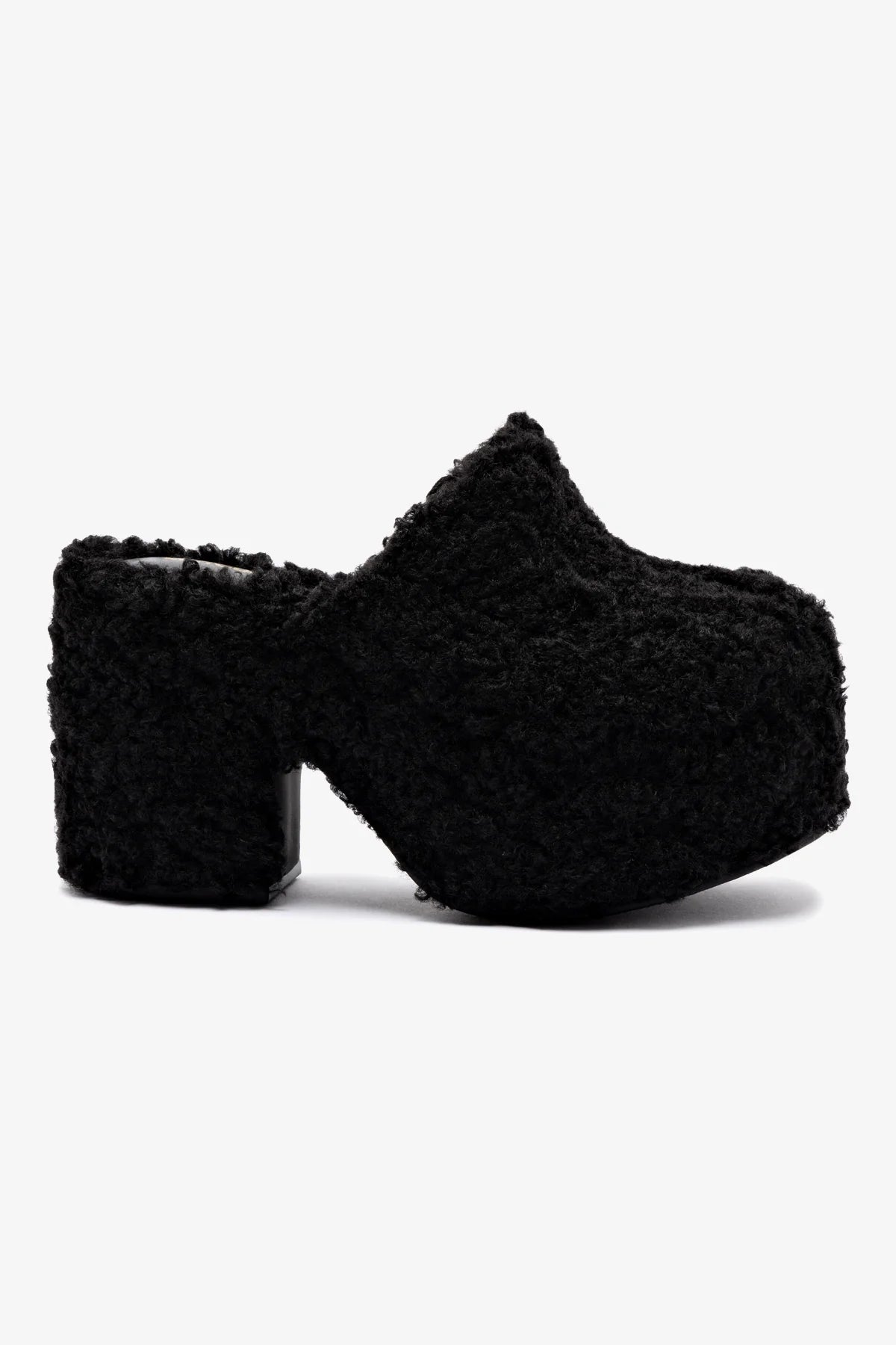 **Miso Clog in Black Shearling - Cozy & Stylish Winter Slippers for Women - Perfect for Home, Office & Casual Outings**