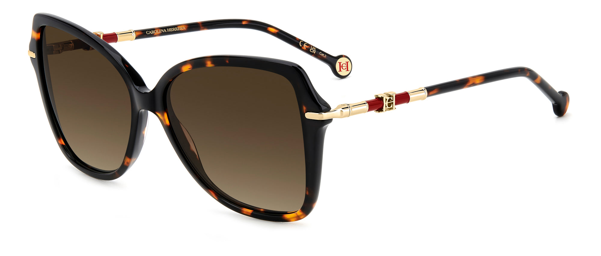 Carolina Herrera HER 0302/S Women's Designer Sunglasses - UV Protection & Polarized Lenses for Driving, Beach & Outdoor Fashion
