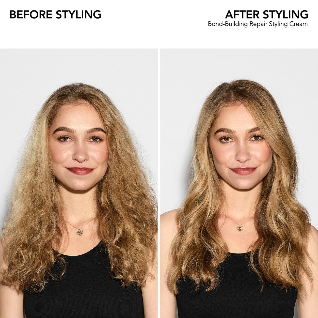 Bond Building Repair Styling Cream for Damaged Hair - Strengthening & Smoothing Hair Treatment for Frizz Control & Heat Protection - Perfect for Daily Styling & Salon-Quality Results
