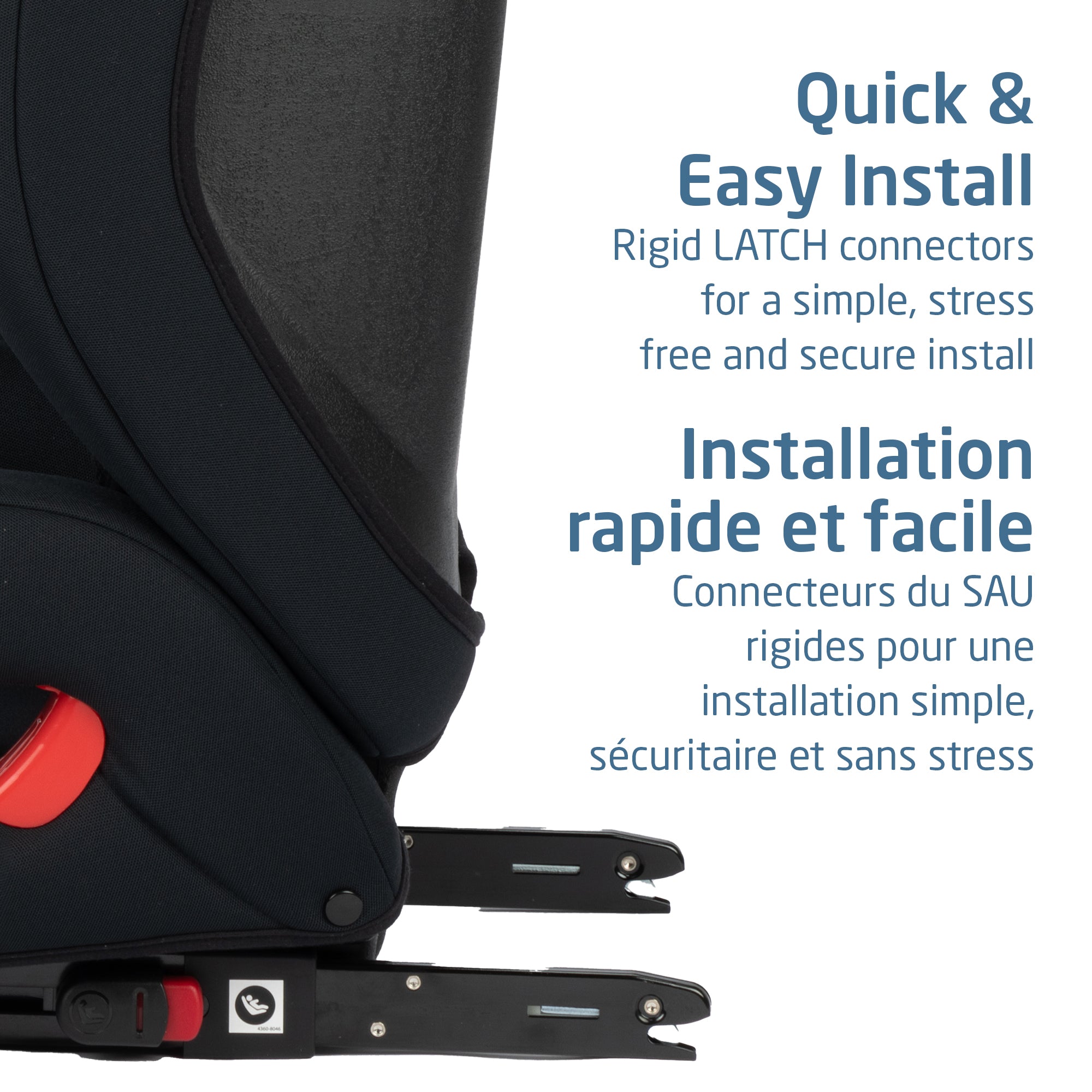 Maxi Cosi RodiSport Booster Car Seat for Kids - Safe & Comfortable High Back Booster with Side Impact Protection - Perfect for Travel & School Drop-offs