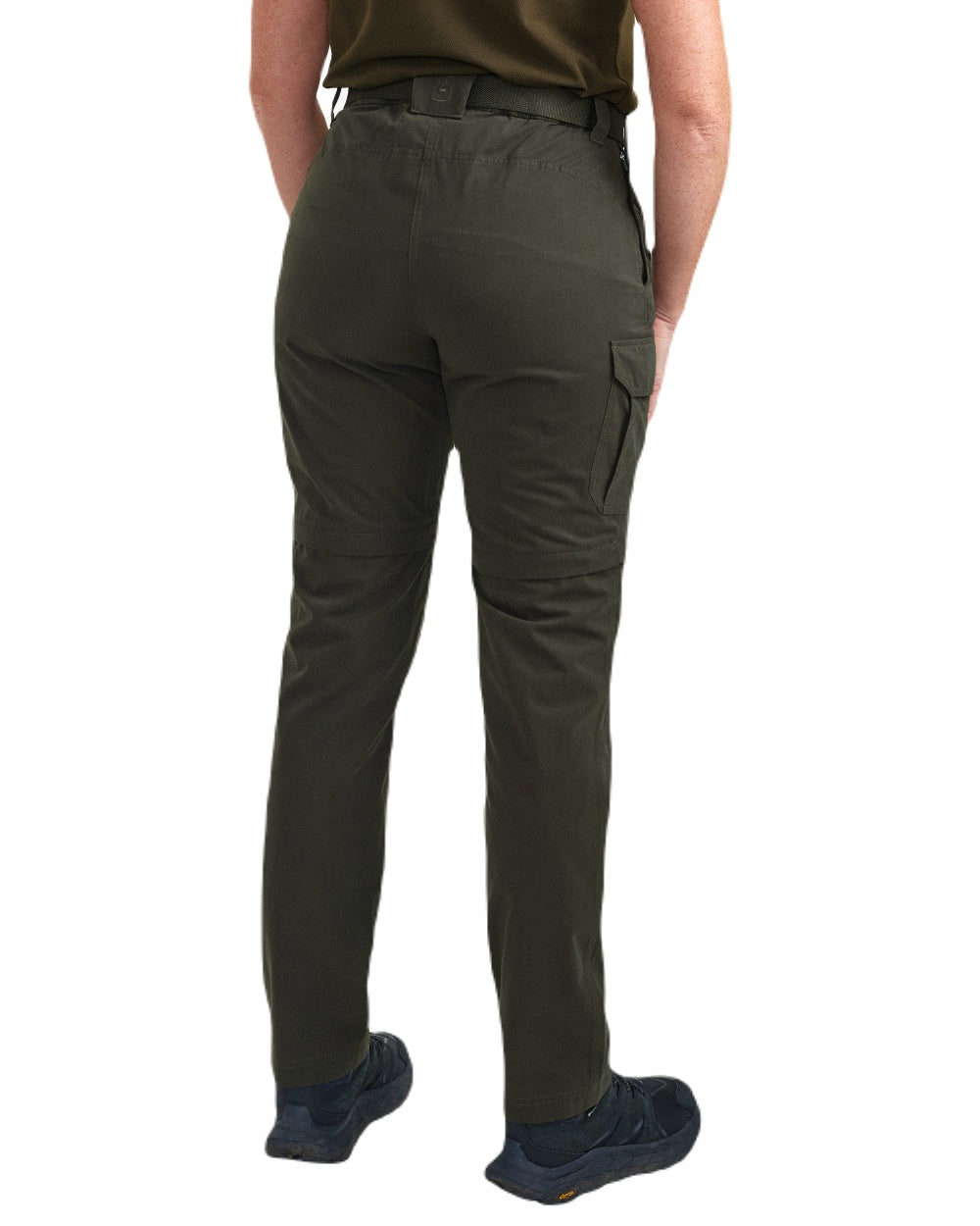 Deerhunter Women's Zip-Off Convertible Hiking Pants - Quick-Dry Outdoor Adventure Trousers for Camping & Travel