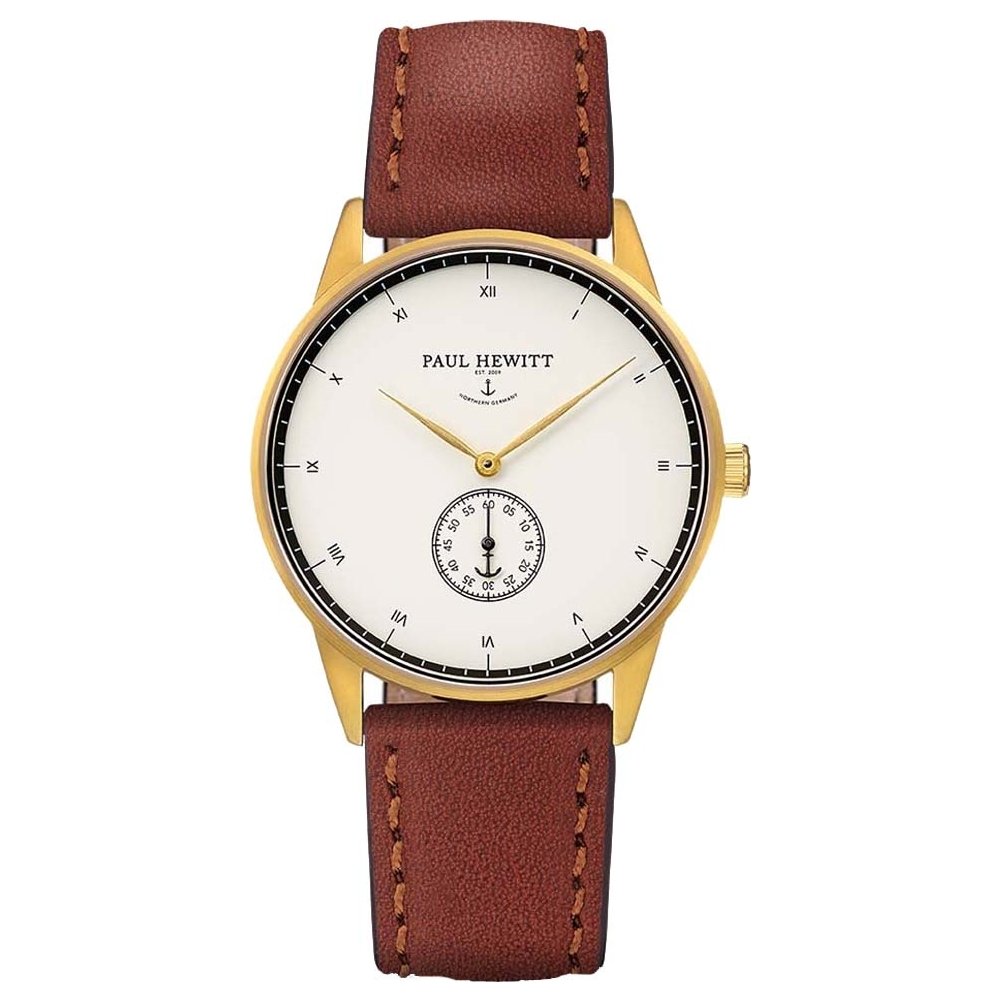 Paul Hewitt Men's Signature Line Watch - Premium Analog Quartz Timepiece for Business, Casual & Formal Wear | Water Resistant & Stainless Steel Band