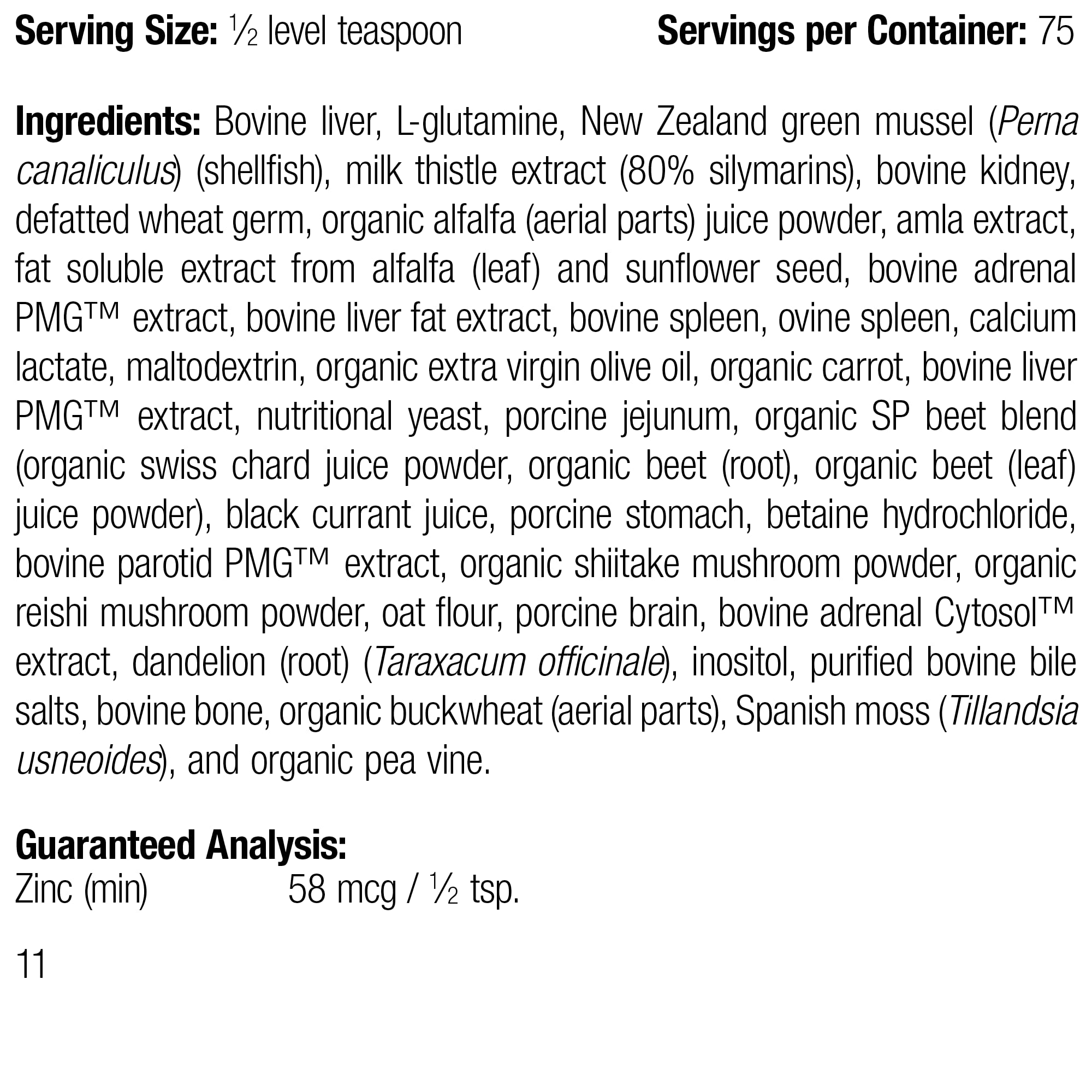 Standard Process Canine Dermal Support Dog Supplement - Skin & Adrenal Gland Health Powder for Daily Immune & Liver Support - 125g for Itchy Skin & Coat Care - Perfect for Dogs with Allergies & Dermatitis