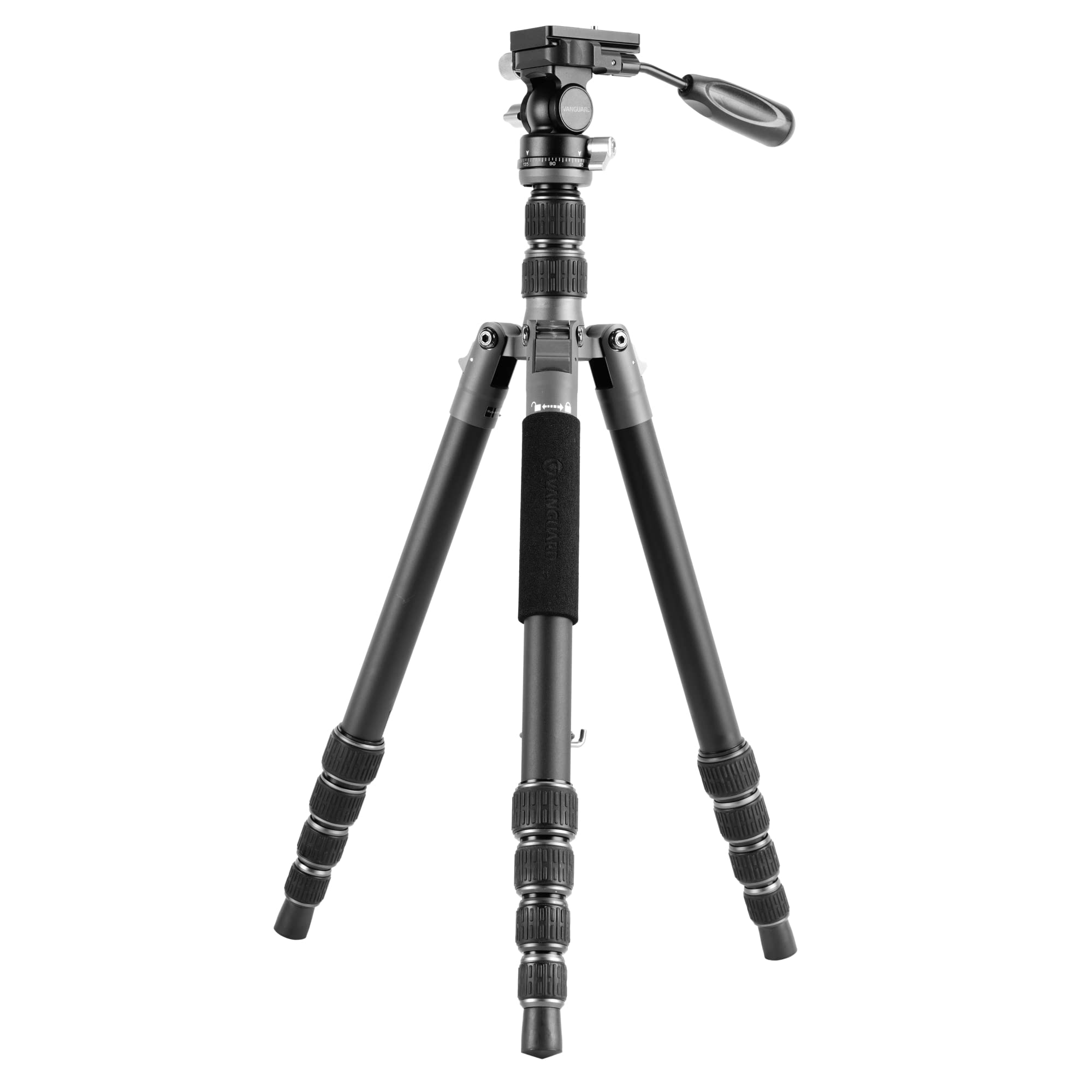 VANGUARD VEO HD 80A 20-60x80 ED Spotting Scope Bundle with Tripod & Digiscoping Adapter - High Definition Optics for Bird Watching, Hunting, and Outdoor Observation