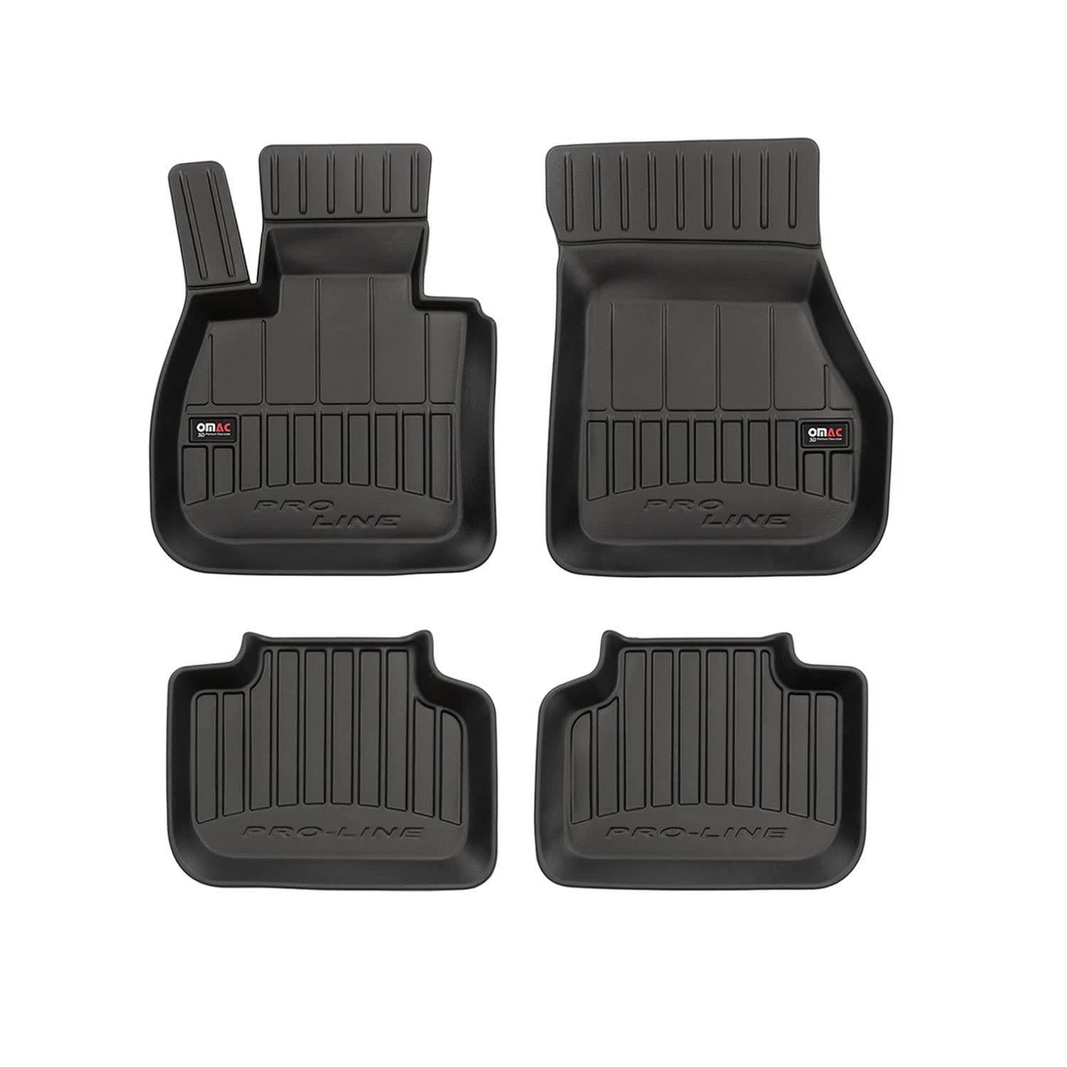 Premium All-Weather 3D Custom Fit Floor Mats for BMW X2 F39 (2018-2023) - Waterproof, Odorless TPE Rubber Car Mats with Non-Slip Design & Laser-Measured Fit - Perfect for Daily Commutes, Road Trips & Winter Protection (Black)