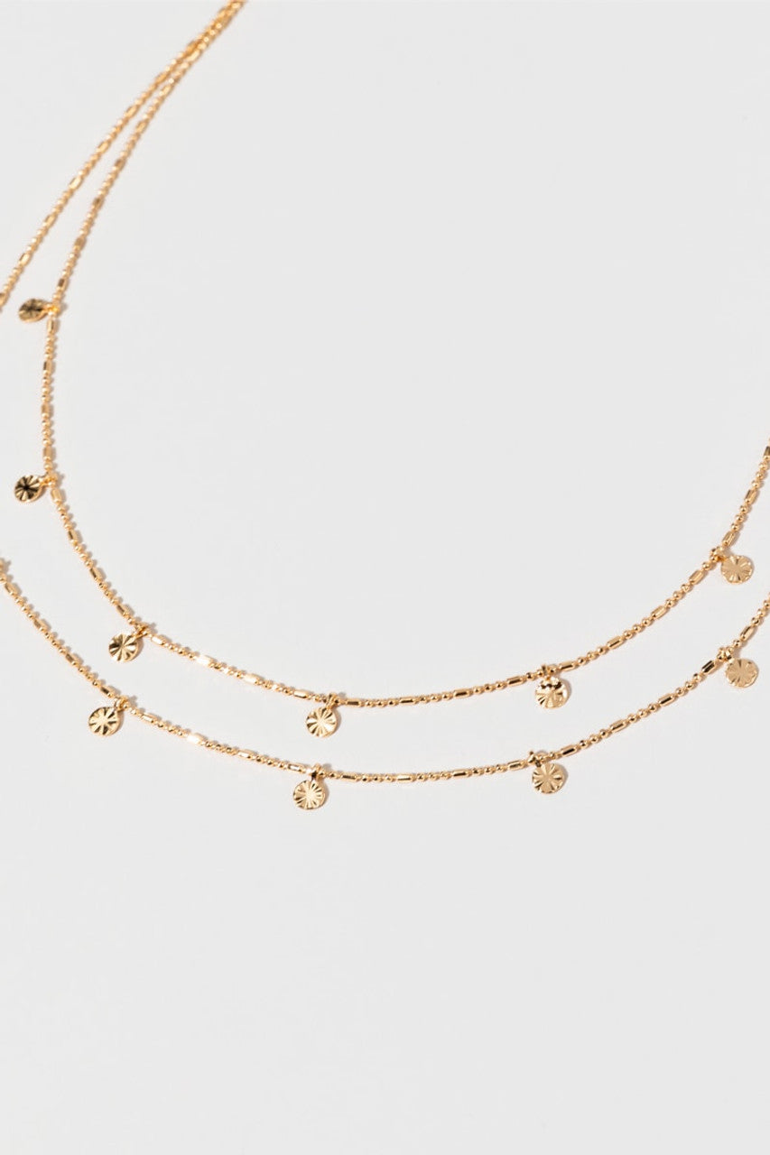 Sun Coin Choker Necklace - Gold Plated Solar Pendant Necklace for Women | Boho Chic Jewelry for Everyday Wear, Layering & Festival Outfits