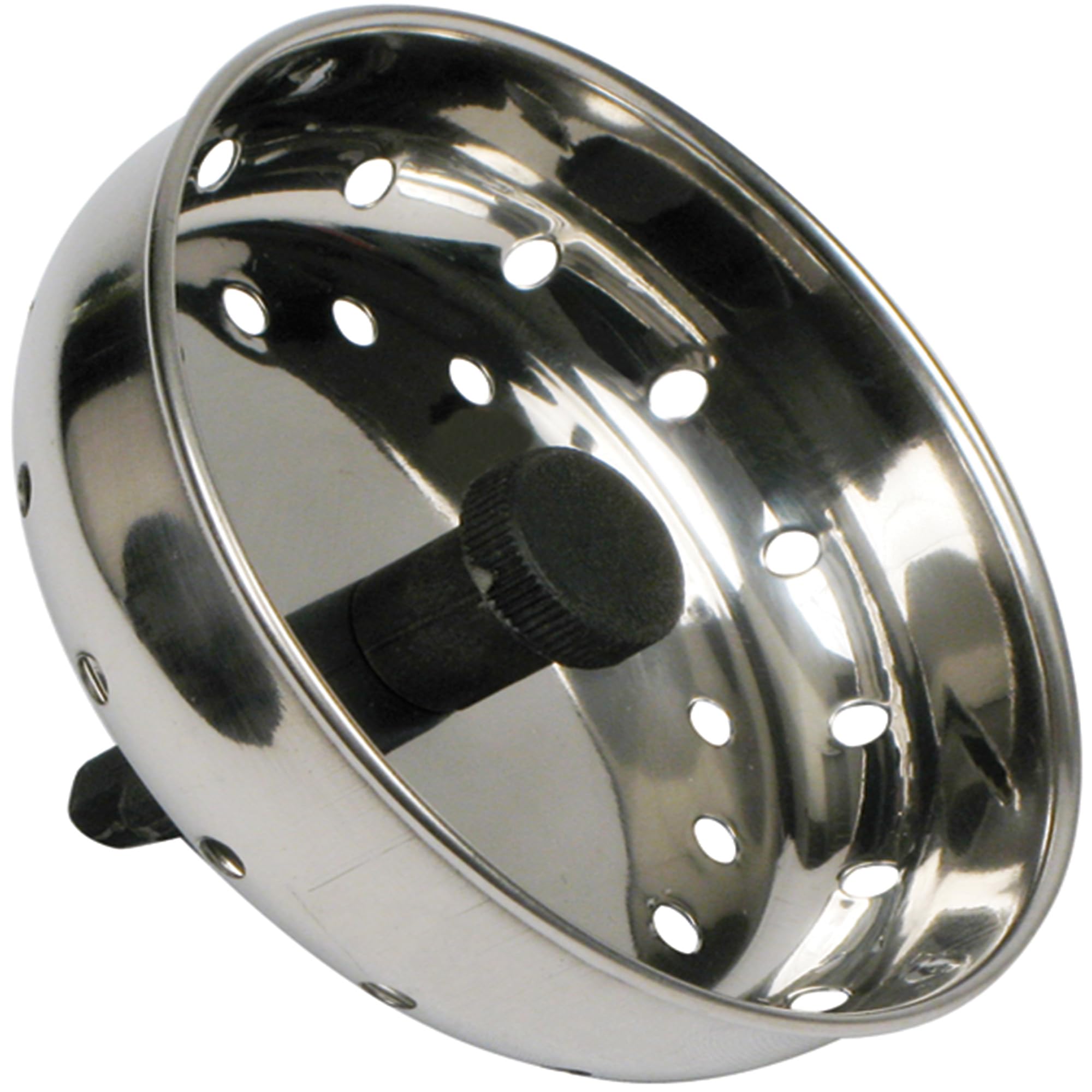 Winco 3.13-Inch Stainless Steel Sink Strainer with Stopper - Perfect for Kitchen, Bathroom & Utility Sink Drain Protection