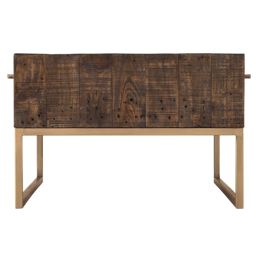 Alpine Monterey Wood Coffee Table in Smokey Taupe - Modern Solid Wood Living Room Furniture for Home Decor, Perfect for Living Room, Lounge & Office Spaces
