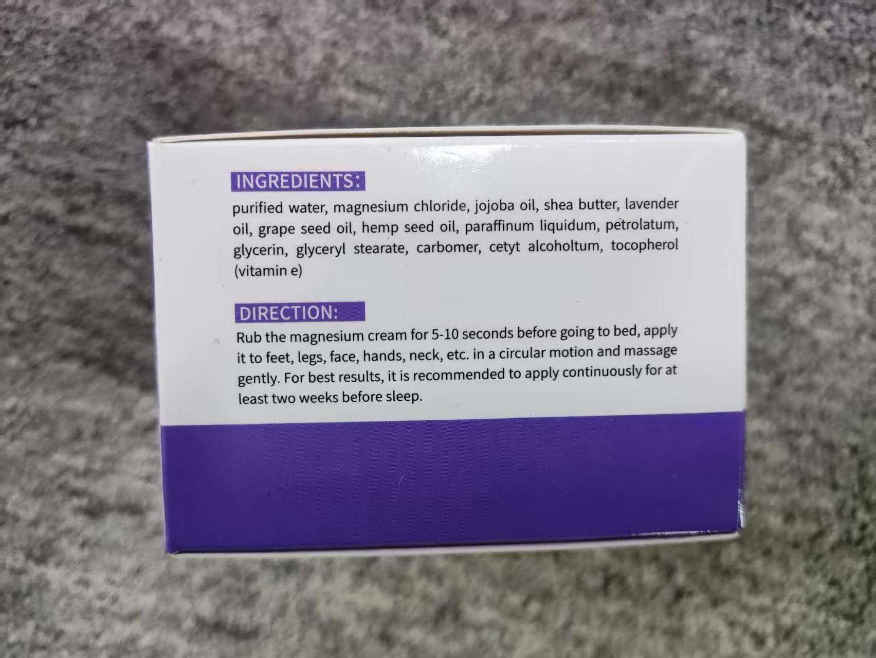Natural Dead Sea Magnesium Cream & Lotion - USA Made Lavender Magnesium Body Cream (4 oz) for Muscle Relaxation, Sleep Aid & Skin Hydration - Day & Night Use for Athletes & Stress Relief