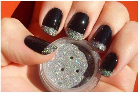3D Glitter Powder Nail Art Charms Kit - 48 Bottles Set for French Nails, Acrylic Nail Decoration | DIY Nail Art Tools Gift Box for Girls | Perfect for Home Manicures, Salon Nail Design & Party Nail Art