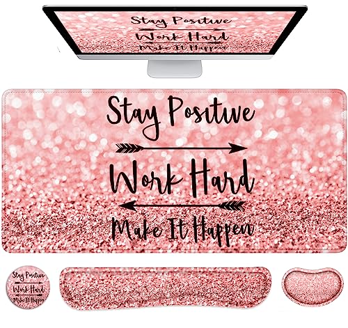 4Pcs-Pink Stay Positive
