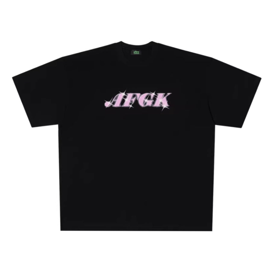 Kids Heavy Glitter Pink Tee - Sparkling Fashion Top for Girls, Birthday Party & Special Occasion Outfits
