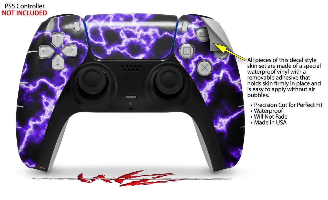 Electrify Purple PS5 DualSense Skin Wrap - Gaming Protection