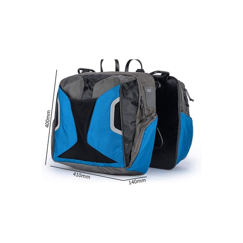 Durable Bike Rack Bag - Waterproof Handlebar & Saddle Bag for Cycling - MTB/Road Bike Rear Seat Cargo Carrier - Convertible Trunk Bag for Commuting, Touring & Outdoor Adventures