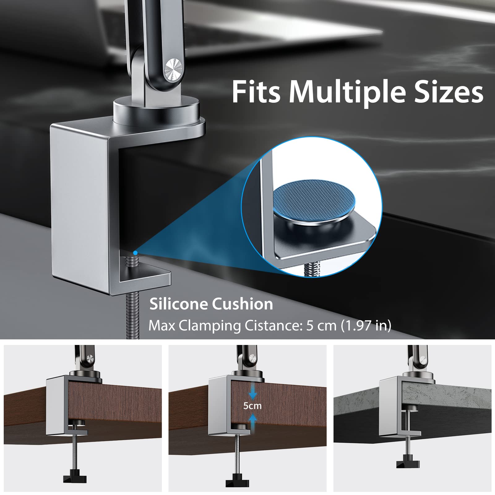 Premium Aluminum Alloy Foldable Magnetic Arm Stand for iPad Pro 11