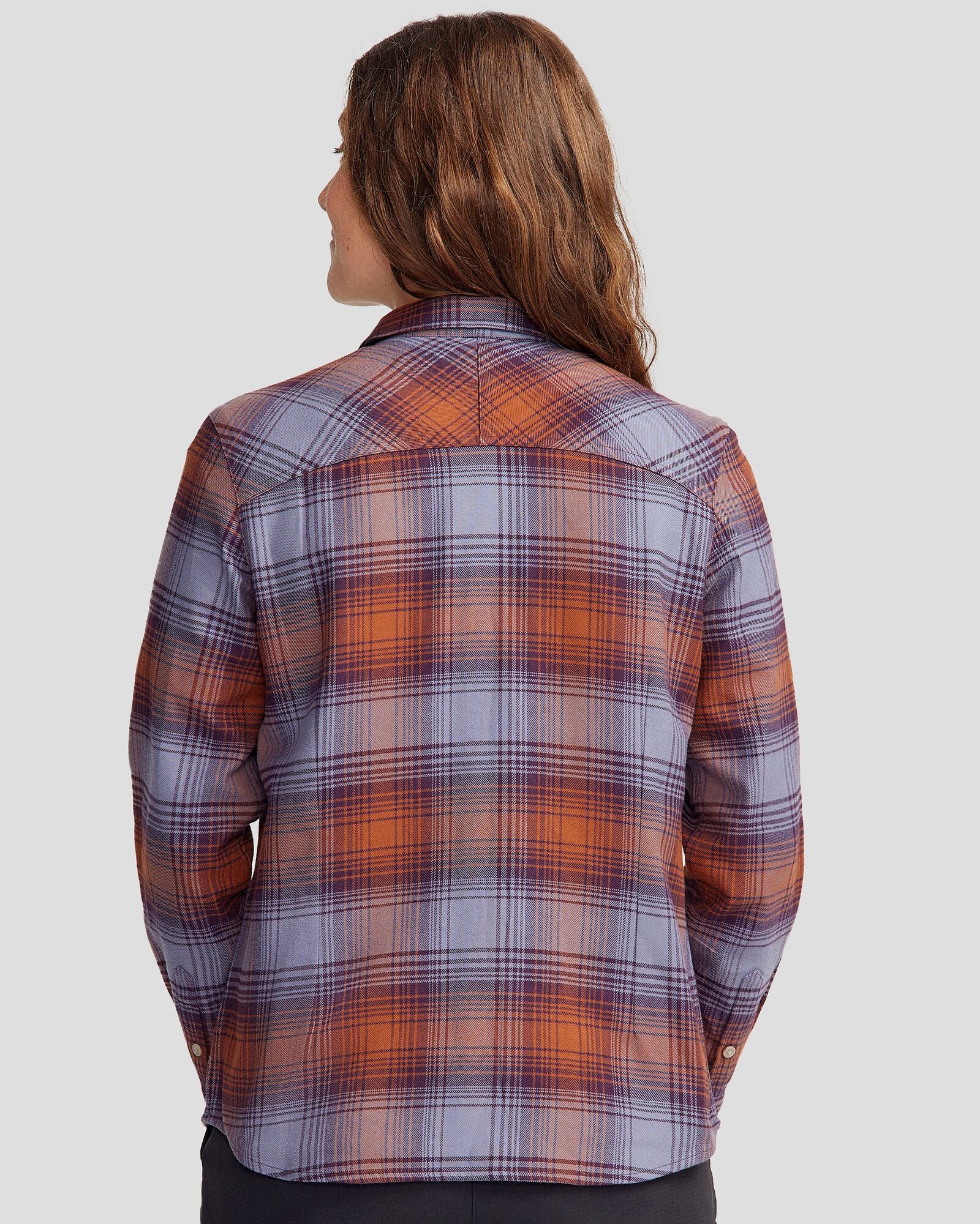Women's Carrillon HF Long Sleeve Plaid Shirt - Soft Flannel Button Down Top for Casual Wear & Office Outfits | Perfect for Fall & Winter Layering
