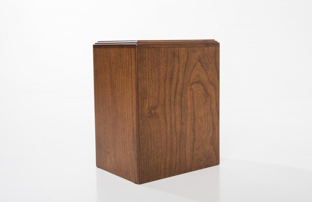 Premium Cherry Wood Cremation Urn for Adults - Handcrafted Memorial Urn for Ashes - Perfect for Home Display, Funeral Services & Memorial Keepsakes