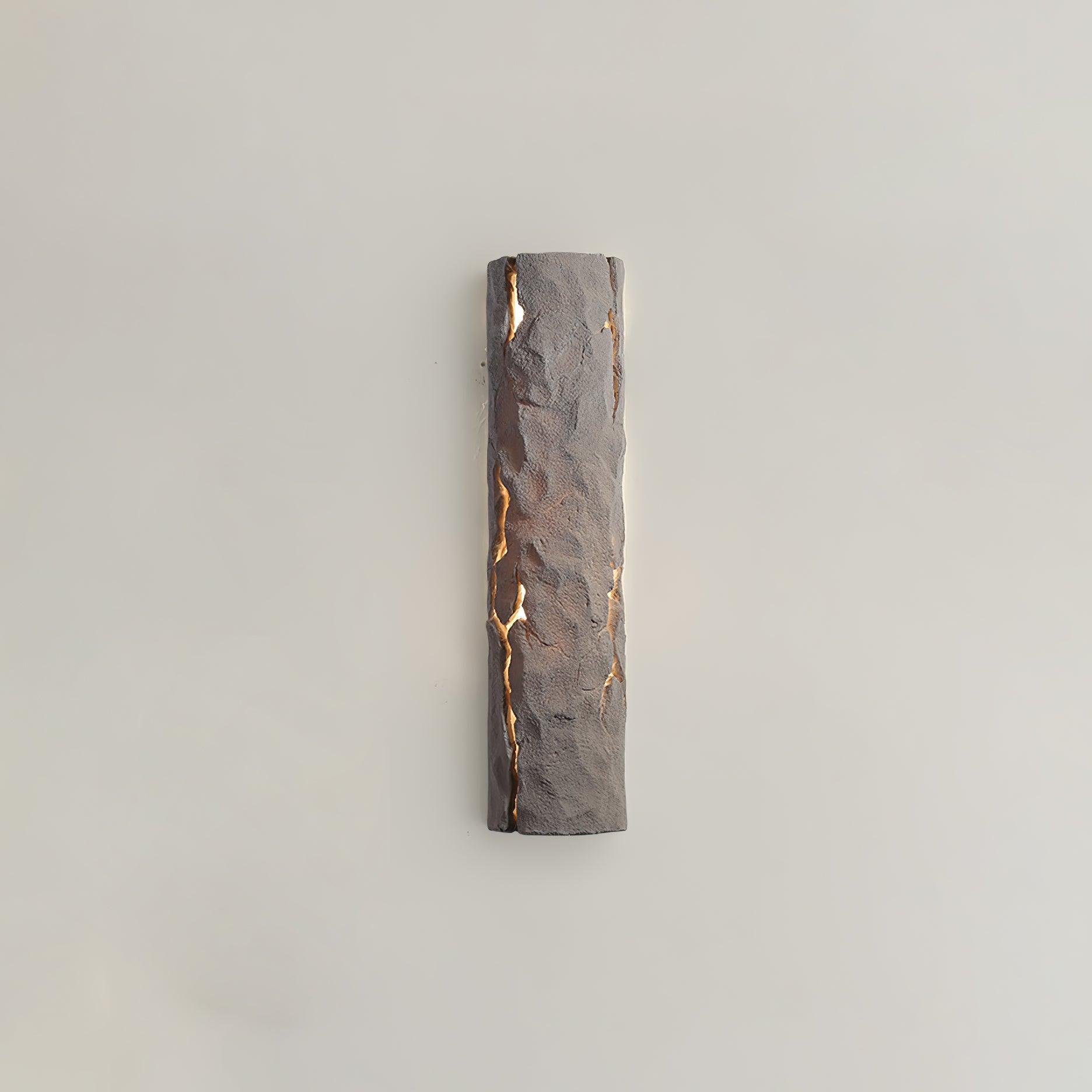 Broken Bark Wall Light - Rustic Wooden Sconce for Bedroom, Living Room & Outdoor Decor | Energy-Efficient LED Lighting for Cozy Ambiance