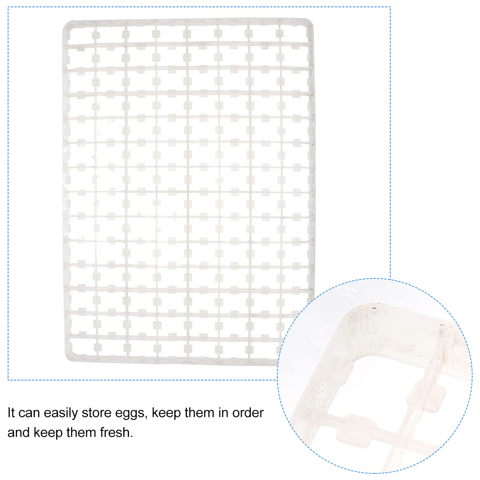 Balacoo 112 Grid Pigeon Egg Tray - Durable Egg Holder for Home & Incubation