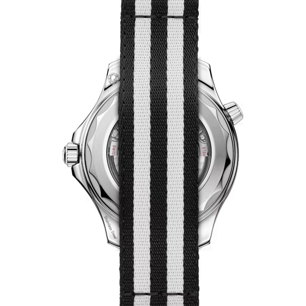 Omega Seamaster Diver 300M Co-Axial Master Chronometer Men's Watch - 42mm Black Dial with Fabric Strap - Luxury Swiss Automatic Dive Watch for Professional Scuba Diving & Everyday Wear