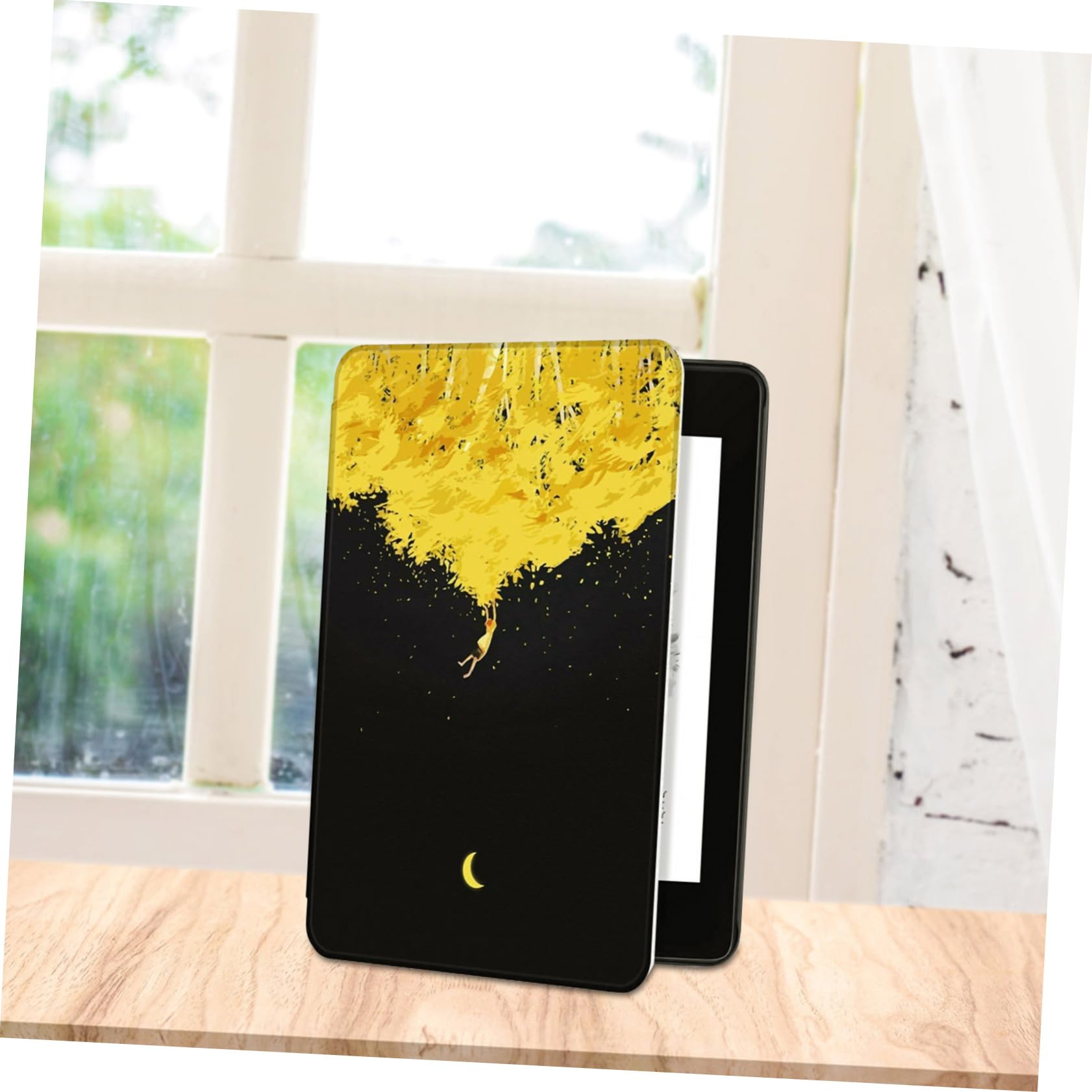 UKCOCO 8-Piece Protective Case Set for E-Readers - Premium Imitation Leather Shell Cover with Auto Wake/Sleep Function - Compatible with Kindle, Nook, Kobo & More Ebook Readers - Perfect for Travel, Reading & Daily Protection