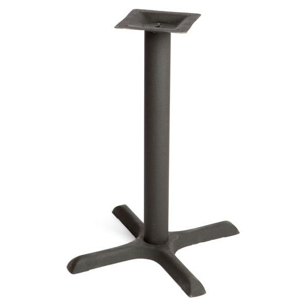 Black Powder Coated Cross Bases - Heavy Duty Metal Base for Outdoor Signage, Displays & Retail Fixtures | Weather-Resistant & Durable for Commercial Use