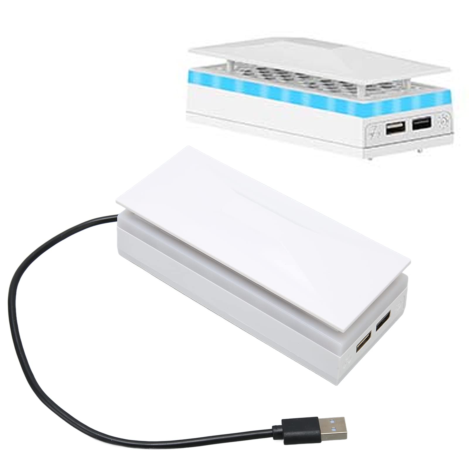 High-Speed 4500RPM Silent Cooling Fan for Xbox Series S with RGB Light Strip - Dust Proof Colorful Console Cooling System for Gaming, Streaming & Long Play Sessions