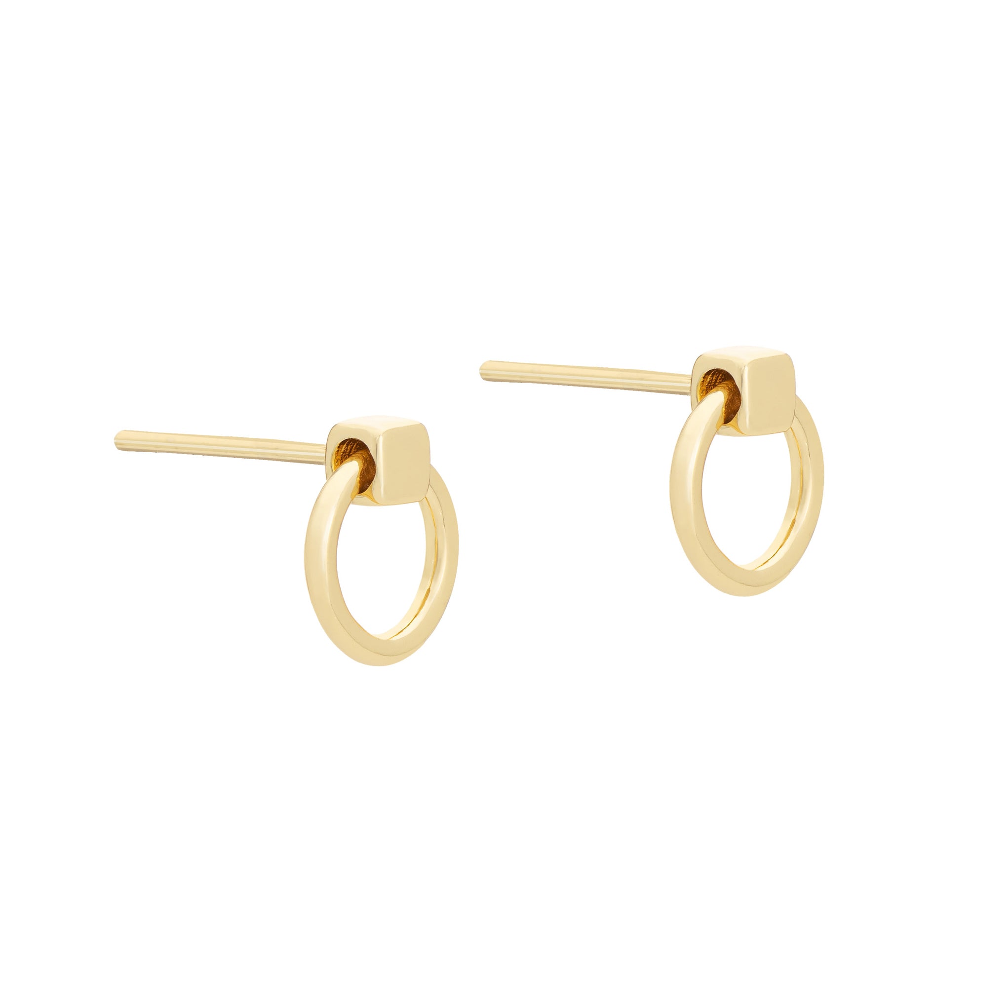 Antique Brass Door Knocker Studs - Heavy Duty Decorative Door Hardware for Home & Office - Perfect for Front Doors, Gates & Cabinets