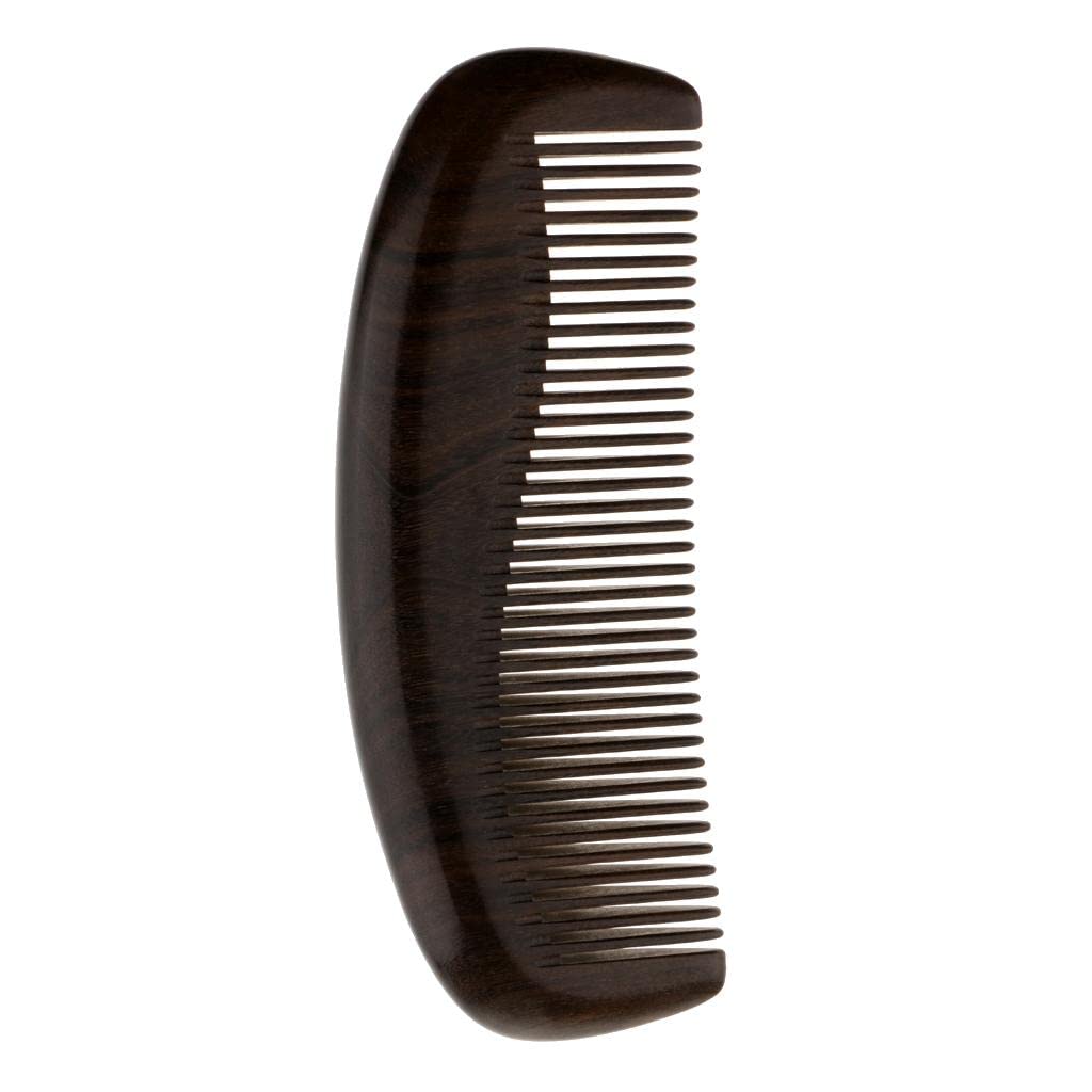 VMS INDIA Chacate Preto Handheld Fine Teeth Hair Brush - Anti-Static Scalp Massage Comb for Detangling & Styling (15-1) - Perfect for Daily Hair Care & Relaxation at Home or Travel