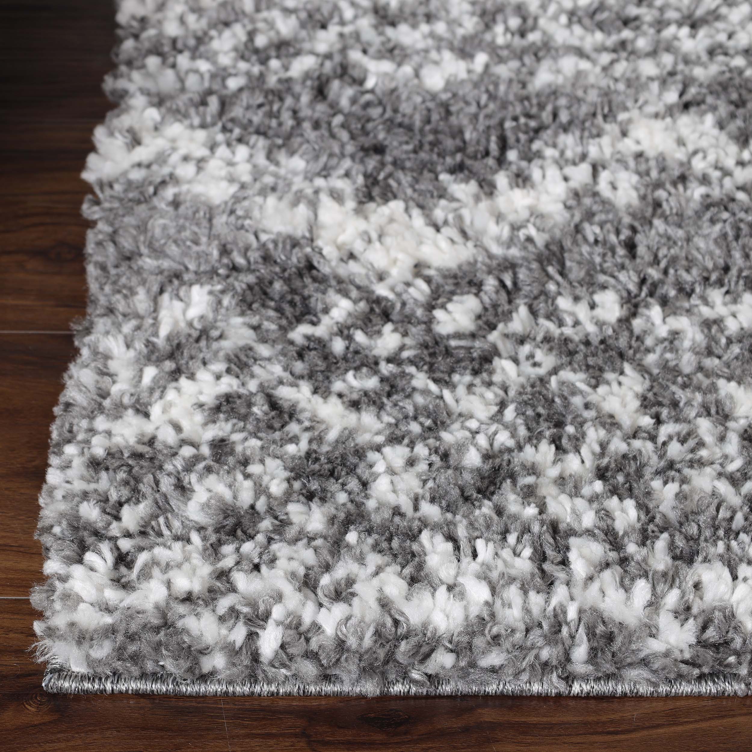 Bohemian Shag Area Rug - Soft Plush Geometric Design for Living Room, Bedroom & Nursery | Stylish & Cozy Home Decor