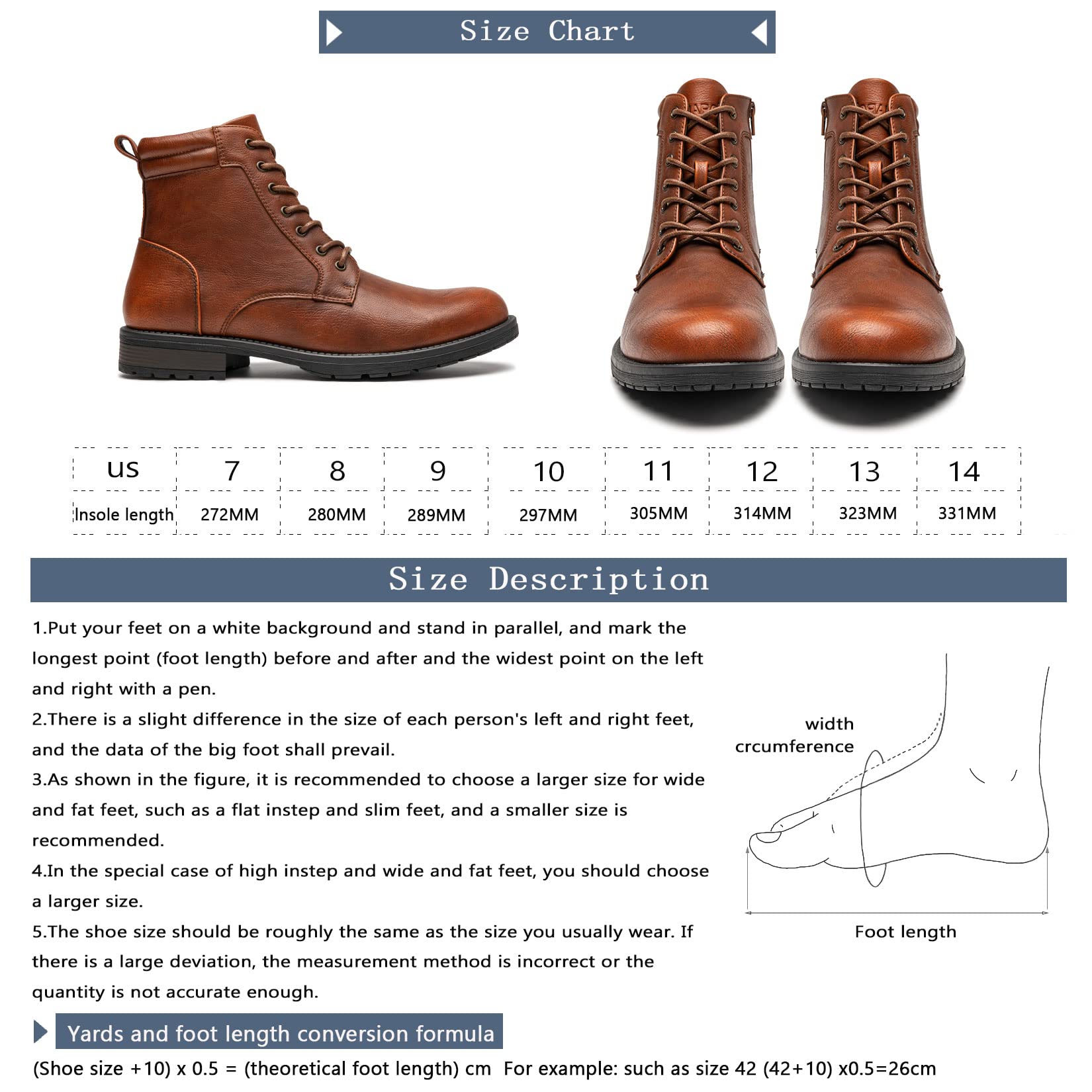 Men's Chelsea Boots - Slip On Formal Dress & Casual Ankle Boots for Men | Waterproof Leather Shoes for Office, Wedding & Everyday Wear
