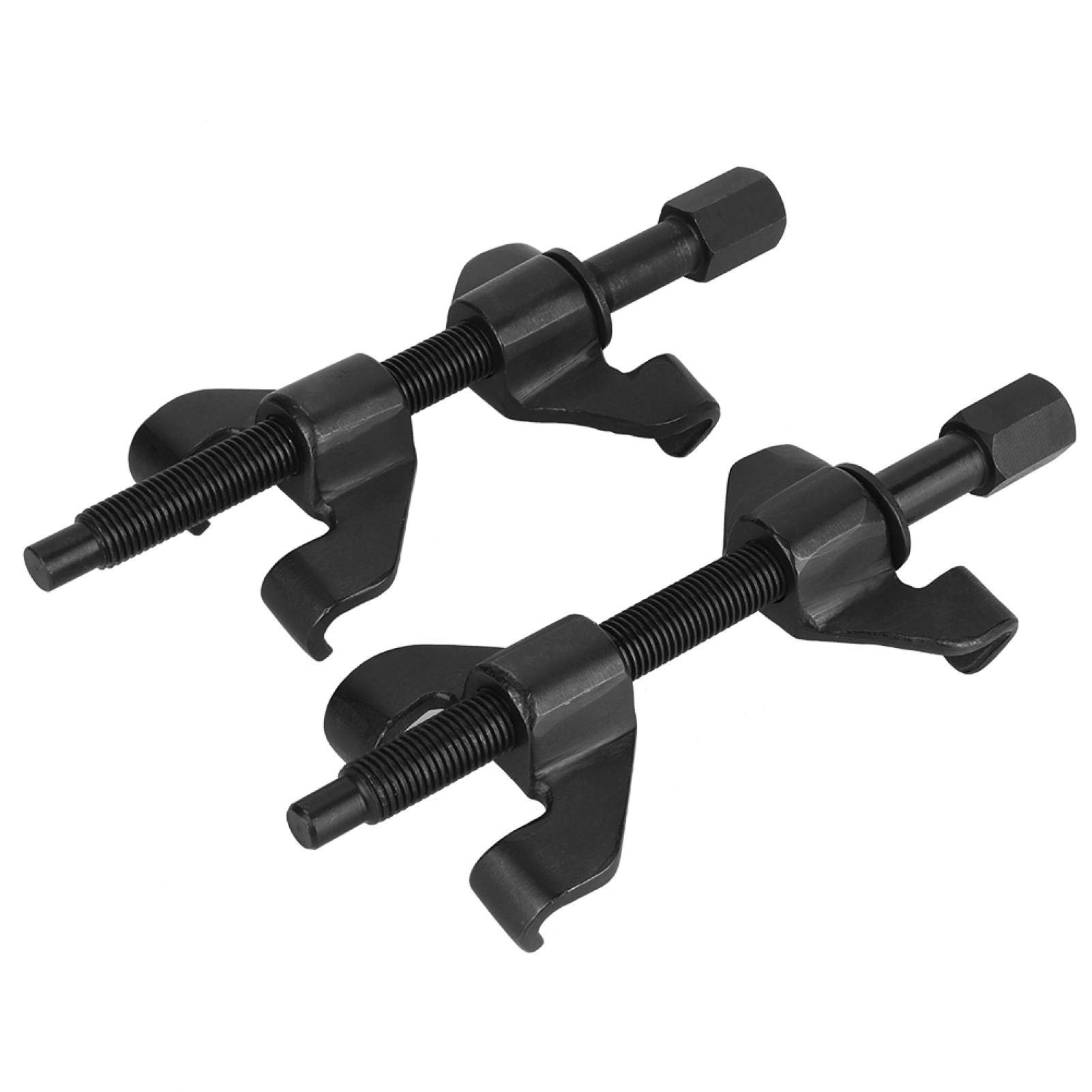 Qiilu Shock Absorber Spring Compressor Tool Kit - 2 Piece Heavy Duty Coil Spring Compressor Set for Car Suspension Repair & Maintenance | Perfect for DIY Auto Mechanics & Professional Garage Use