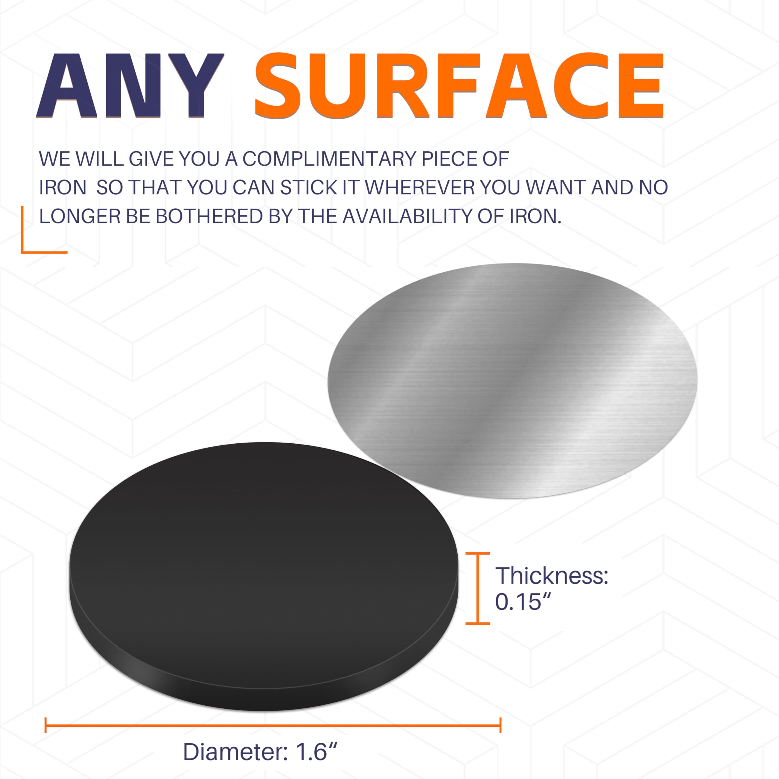 Strong Adhesive Backed Ceramic Magnets (1.6
