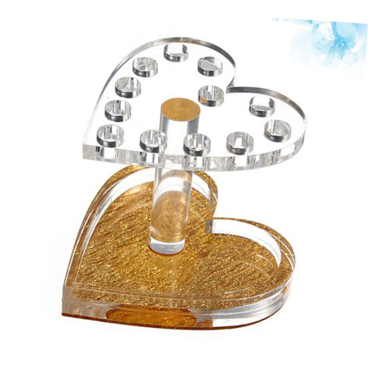 Minkissy Nail Art Pen Holder - Nail Brush & Tool Stand for UV Gel Polish Pens - Perfect for Salon, Home Manicure & Nail Art Studio Organization