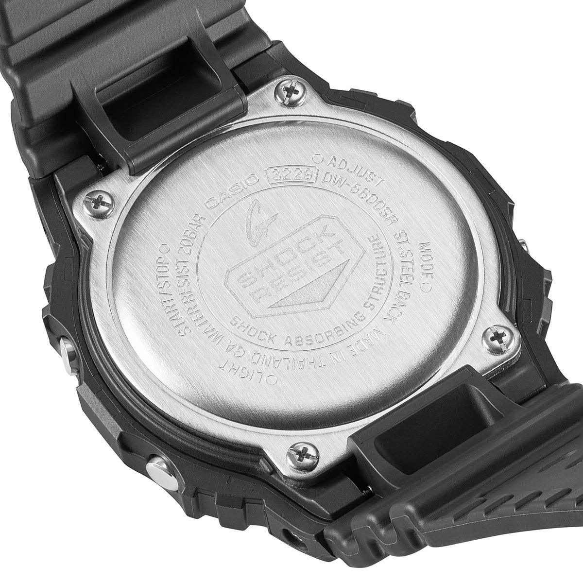 Casio G-Shock DW-5600 Iridescent Black Digital Watch for Men - Durable, Water-Resistant & Shockproof for Outdoor, Sports & Daily Wear