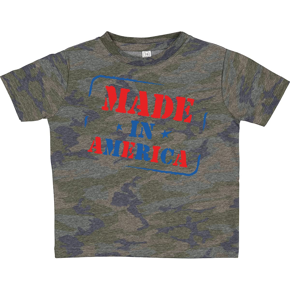 Inktastic Made in USA Toddler T-Shirt - Soft Cotton Kids Tee for Playtime, Daycare & Family Outings